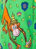 monkey print jumper dress