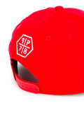 embroidered logo cap