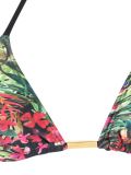 floral print triangle bikini top