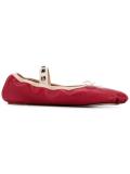 Valentino Garavani Rockstud芭蕾舞平底鞋