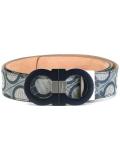 all-over double Gancini belt