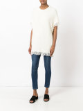 'Elasia' fringed bouclé top