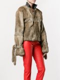 fur zipped jacket