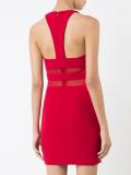 sheer detail dress