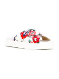 floral slider sandals 