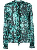 Western print shirt