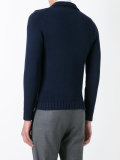 high neck slim-fit jumper