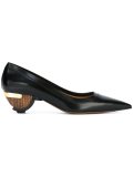 sculpted heel pumps