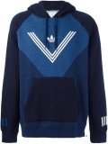 Adidas Originals x White Mountaineering拼色连帽衫