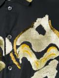 embossed print T-shirt