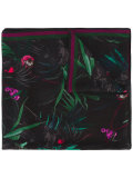 tropical print scarf 