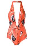 printed swimsuit