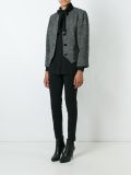 buttoned crop jacket