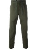 drawstring chino trousers 