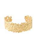 18kt yellow gold small nugget cuff