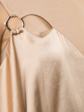 asymmetric ruffle dress