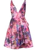flared flower dress