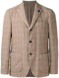 tartan pattern blazer