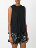 draped back top