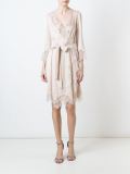 lace detail wrap dress