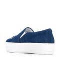 'J' patch denim sneakers