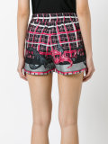 checkered baroque shorts