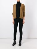 buttoned V-neck cardigan