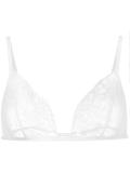 soft triangle lace bra