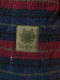 plaid hooded coat