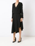 asymmetric midi skirt