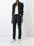 high waisted tapered trousers