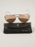 '351' angular aviator sunglasses
