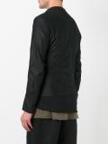 zipped leather jacket 
