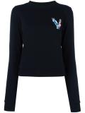 'V' embellished sweatshirt