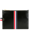 striped clutch