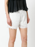 lace detail shorts 