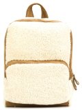 zipped fur backpack 