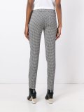 houndstooth pattern trousers