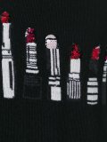 lipstick intarsia jumper