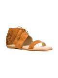fringed flat sandals