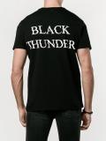 black thunder print t-shirt