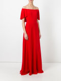 off the shoulder gown
