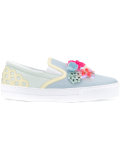 floral slip-on sneakers