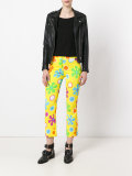 flower power cropped trousers