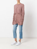 Rouched jersey top