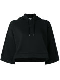 wide sleeve cropped hoodie 