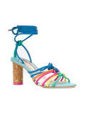 rainbow tied sandals 