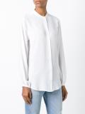 band collar shirt