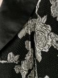 rose cloqué blazer