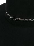 zipper detail hat 